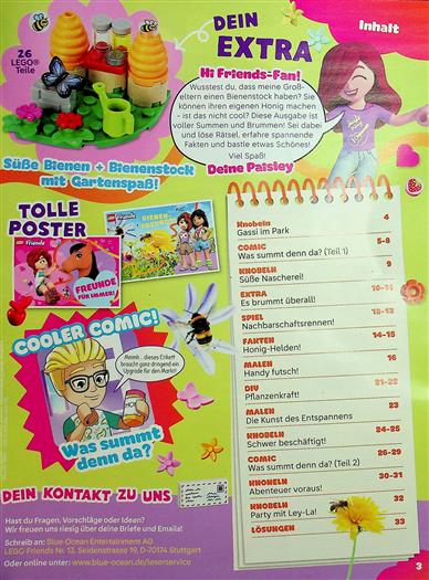 LEGO Friends Inhaltsverzeichnis