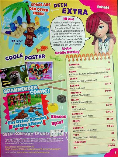 LEGO Friends Inhaltsverzeichnis