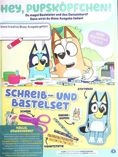 Bluey Inhaltsverzeichnis
