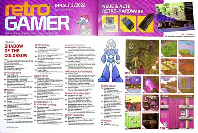 retro GAMER Inhaltsverzeichnis