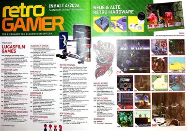 retro GAMER Inhaltsverzeichnis