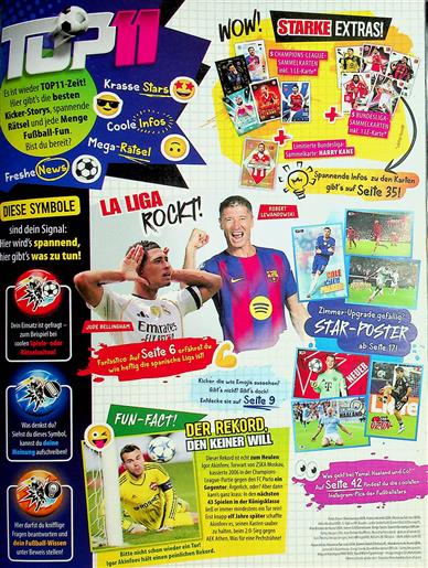 Top 11 Inhaltsverzeichnis