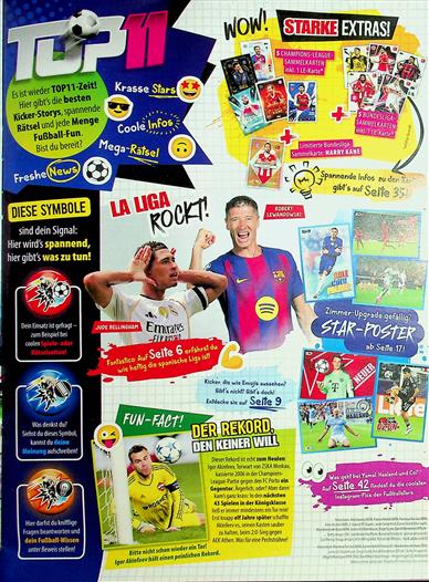 Top 11 Inhaltsverzeichnis