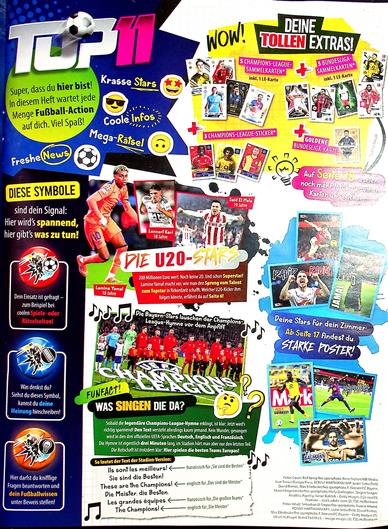 Top 11 Inhaltsverzeichnis