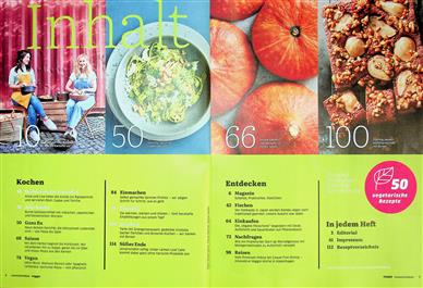 Essen & Trinken Veggie - Bestes von der Kartoffel Inhaltsverzeichnis