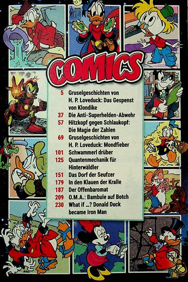 Lustiges Taschenbuch Inhaltsverzeichnis