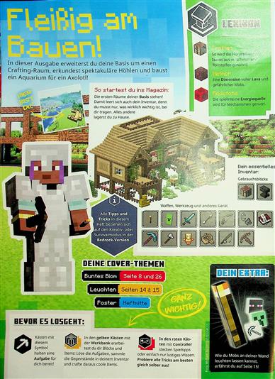Minecraft Inhaltsverzeichnis
