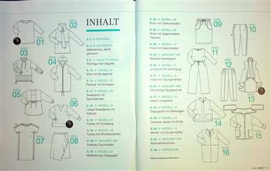 Burda Best of Curvy Inhaltsverzeichnis