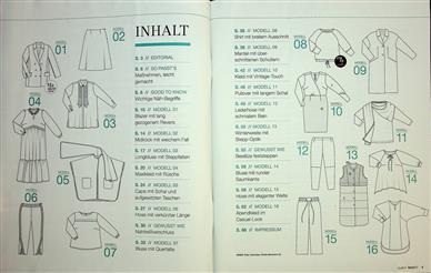 Burda Best of Curvy Inhaltsverzeichnis