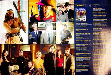 Serien Retro Inhaltsverzeichnis