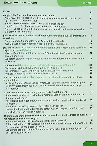 Seniorenwissen Technik Inhaltsverzeichnis