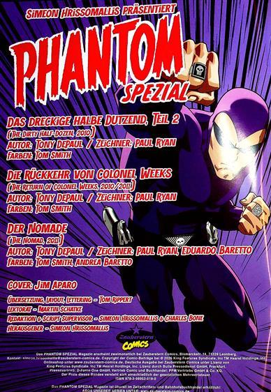 Phantom Spezial Inhaltsverzeichnis