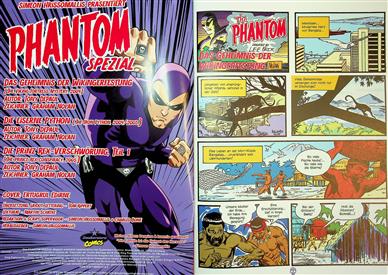 Phantom Magazin Spezial 4. Ausgabe Inhaltsverzeichnis