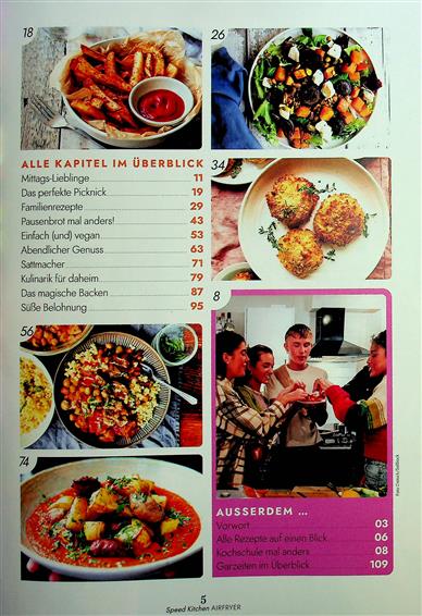 Speedy Kitchen - Airfryer Inhaltsverzeichnis