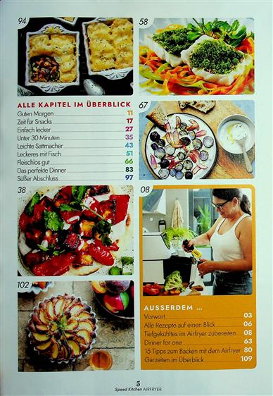 Speedy Kitchen - Airfryer Inhaltsverzeichnis
