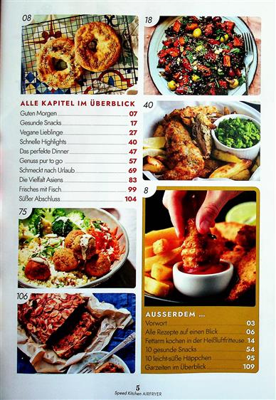 Speedy Kitchen - Airfryer Inhaltsverzeichnis