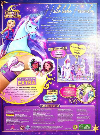 Unicorn Academy Inhaltsverzeichnis