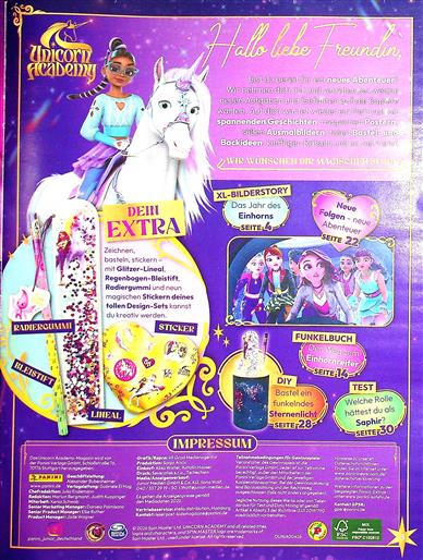 Unicorn Academy Inhaltsverzeichnis