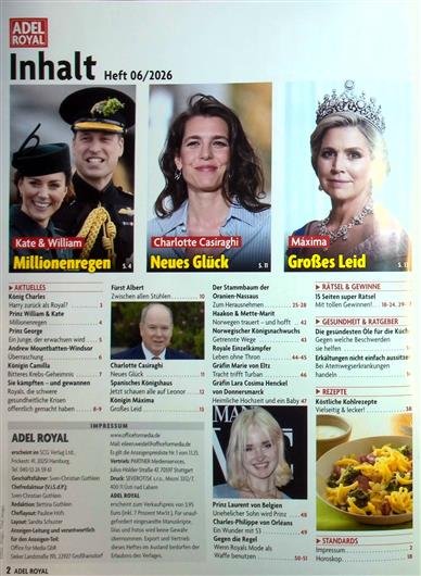Adel Royal Inhaltsverzeichnis