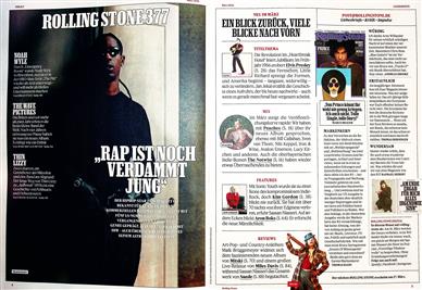 Rolling Stone Inhaltsverzeichnis