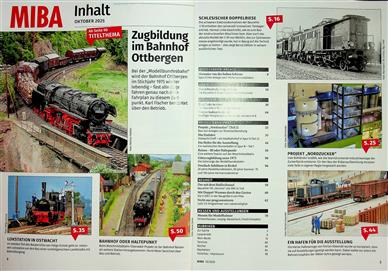 Miba Miniaturbahnen Inhaltsverzeichnis