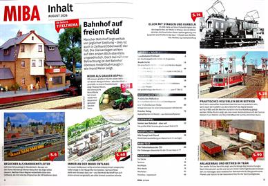 Miba Miniaturbahnen Inhaltsverzeichnis