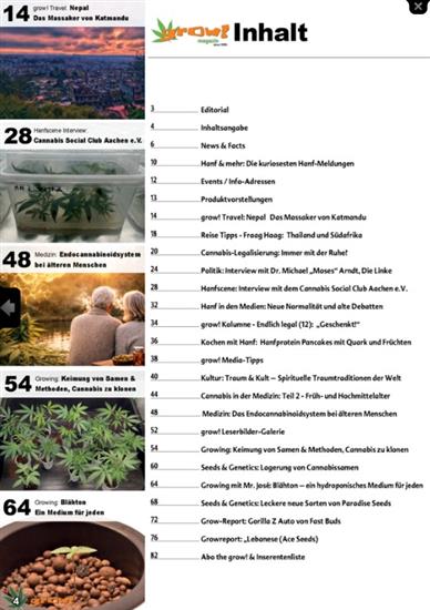 GROW! Inhaltsverzeichnis
