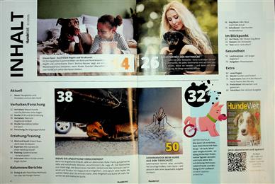 Hundewelt Inhaltsverzeichnis