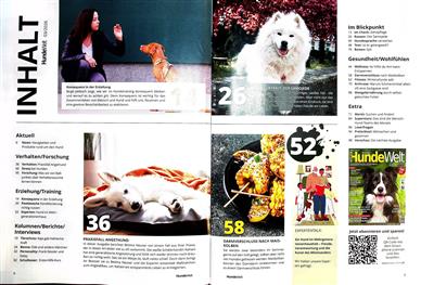 Hundewelt Inhaltsverzeichnis