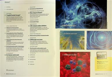 Spektrum der Wissenschaft Inhaltsverzeichnis