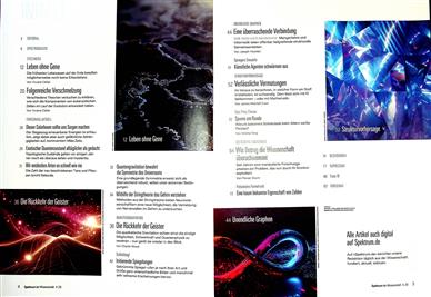 Spektrum der Wissenschaft Inhaltsverzeichnis
