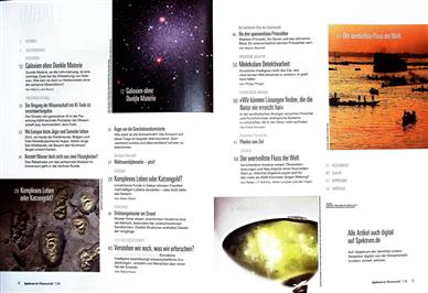 Spektrum der Wissenschaft Inhaltsverzeichnis
