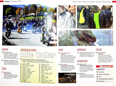 Motoretta Inhaltsverzeichnis