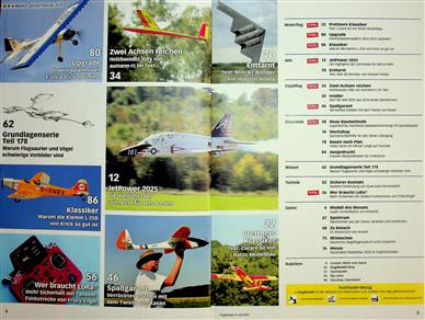 FlugModell ohne DVD Inhaltsverzeichnis