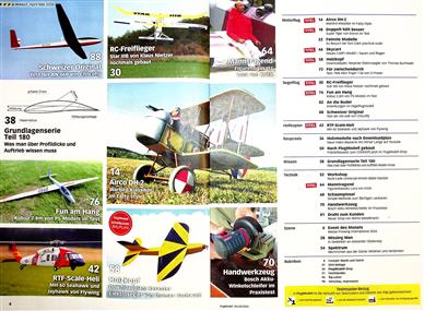 FlugModell ohne DVD Inhaltsverzeichnis