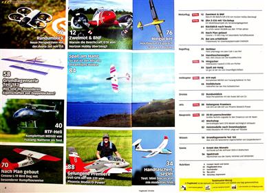 FlugModell ohne DVD Inhaltsverzeichnis