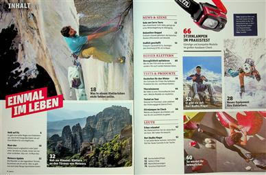 Klettern Inhaltsverzeichnis