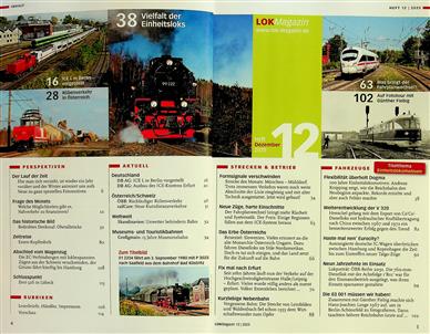 Lok Magazin Inhaltsverzeichnis