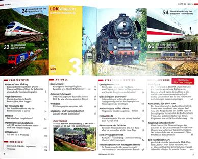 Lok Magazin Inhaltsverzeichnis