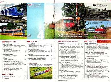 Lok Magazin Inhaltsverzeichnis