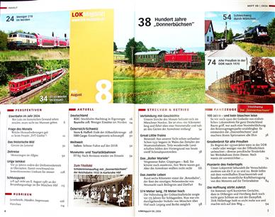 Lok Magazin Inhaltsverzeichnis