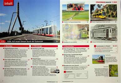 Strassenbahn Magazin Inhaltsverzeichnis
