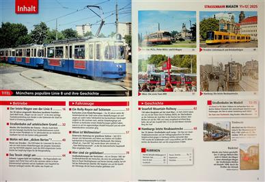 Strassenbahn Magazin Inhaltsverzeichnis