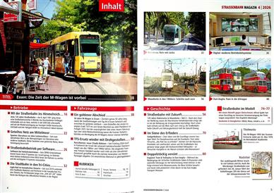 Strassenbahn Magazin Inhaltsverzeichnis