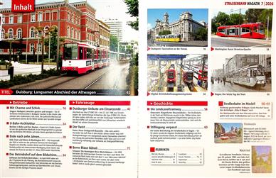 Strassenbahn Magazin Inhaltsverzeichnis