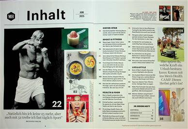 Men's Health Inhaltsverzeichnis