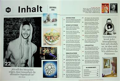 Men's Health Inhaltsverzeichnis