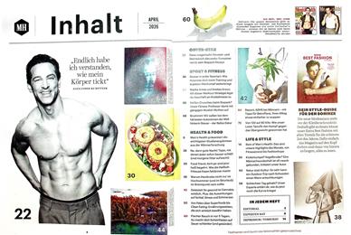 Men's Health Inhaltsverzeichnis