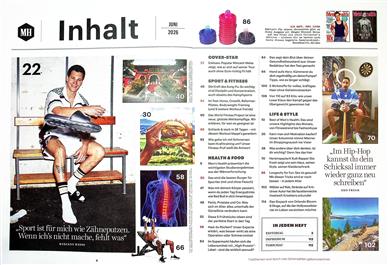 Men's Health Inhaltsverzeichnis