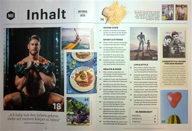 Men's Health Inhaltsverzeichnis